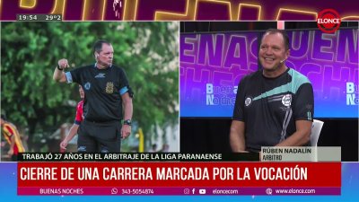 Ruben Nadal&iacute;n se retira del arbitraje tras 27 a&ntilde;os de actividad